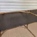 Console 90s - Metal and glass