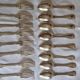 8 dessert spoons Ercuis silver-plated Shell or Vendôme