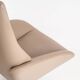 Fauteuil en cuir avec repose-pieds. Modèle Lotus. Edition: Kebe. Danemark