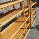 Set of 2 vintage rattan bookshelves
