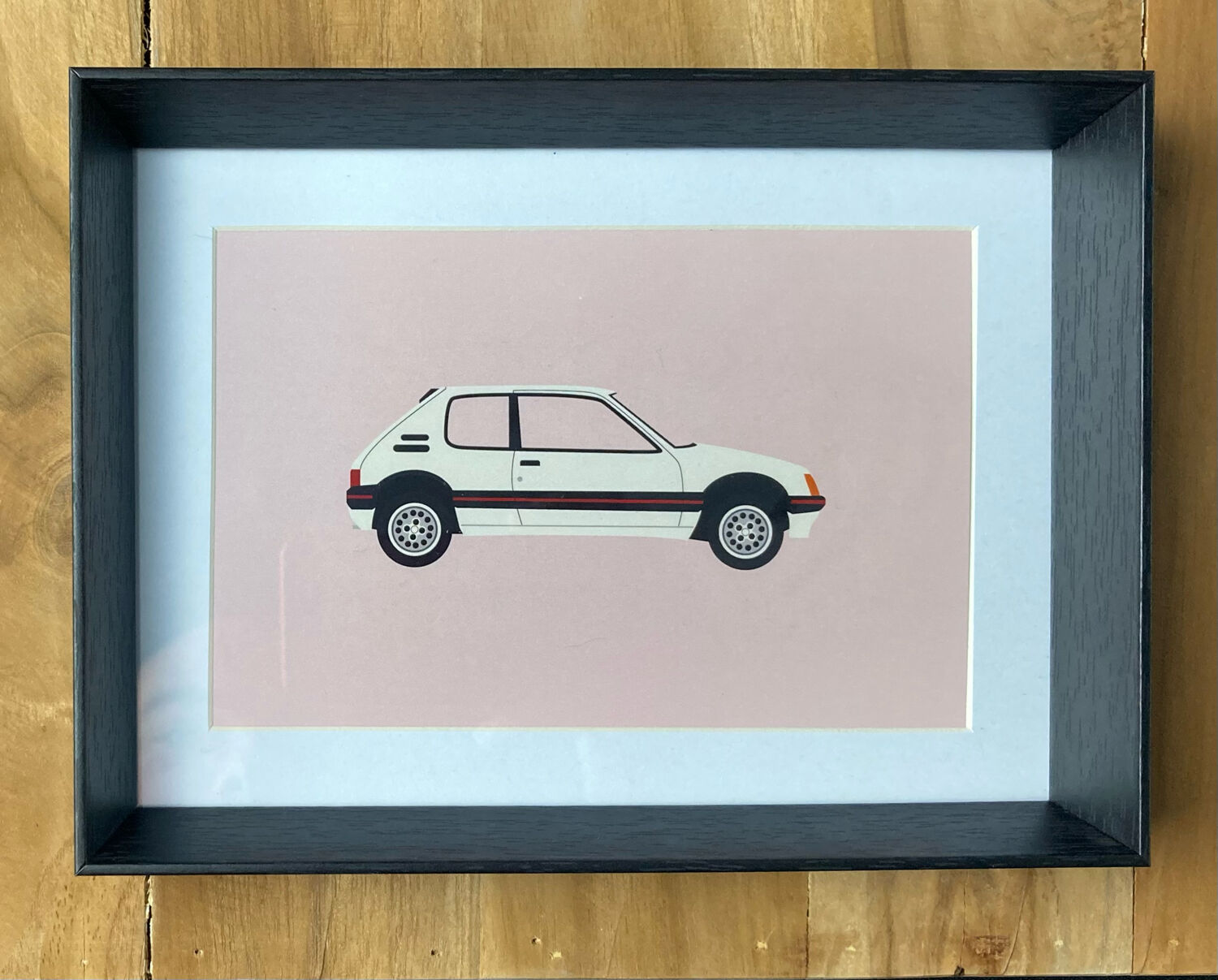 Deco frame collection car 205 Peugeot