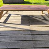 XXL coffee table in recycled wood - Industrial Style &