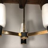 Arlus suspension chandelier 3 branches and tulips