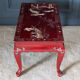 Lacquer coffee table 1960 China red background character decoration