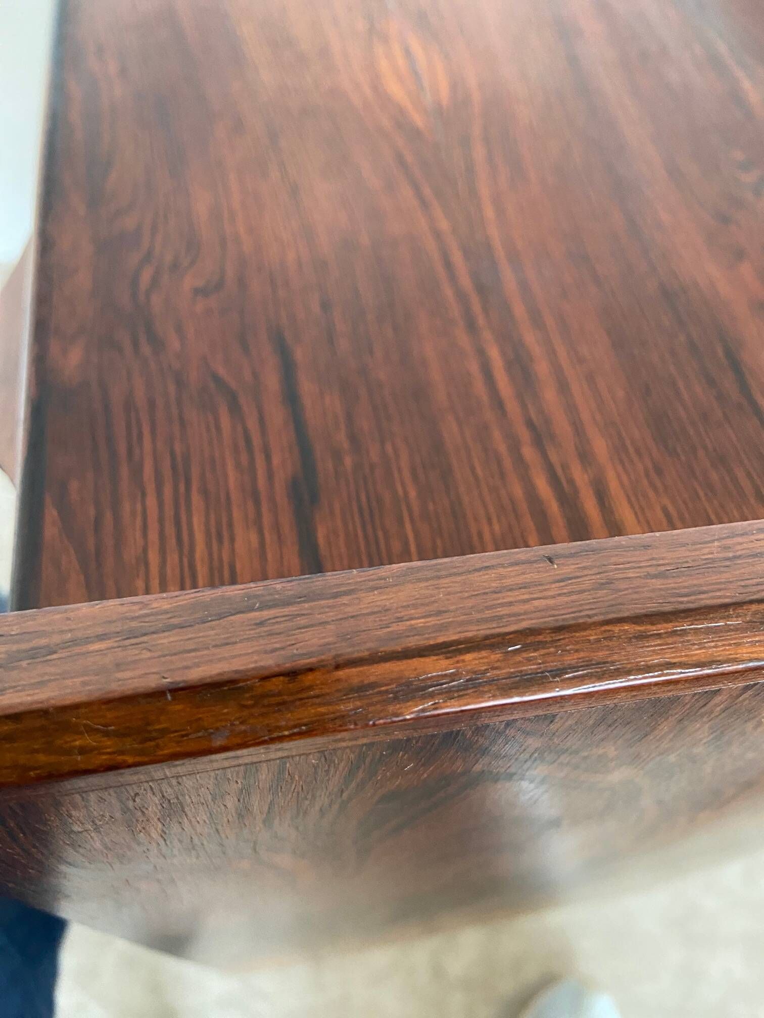 Vintage Danish mid-century modern rosewood chest of drawers by Henning Jørgensen 1959