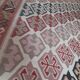 Large geometric kilim rug pure wool 160 x 290 cm
