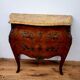 Curved louis XV style chest of drawers