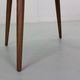 Scandinavian modern teak round coffee table, 1960's denmark