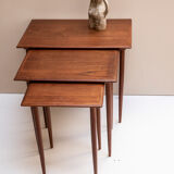 Suite of vintage nesting tables