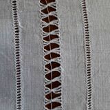 Old linen tablecloth