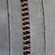Old linen tablecloth