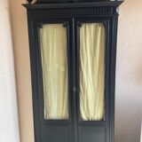 Napoleon III cabinet/display case in blackened wood