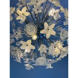 Contemporary "Bouquet" Flowers Murano Glass Sputnik Chandelier