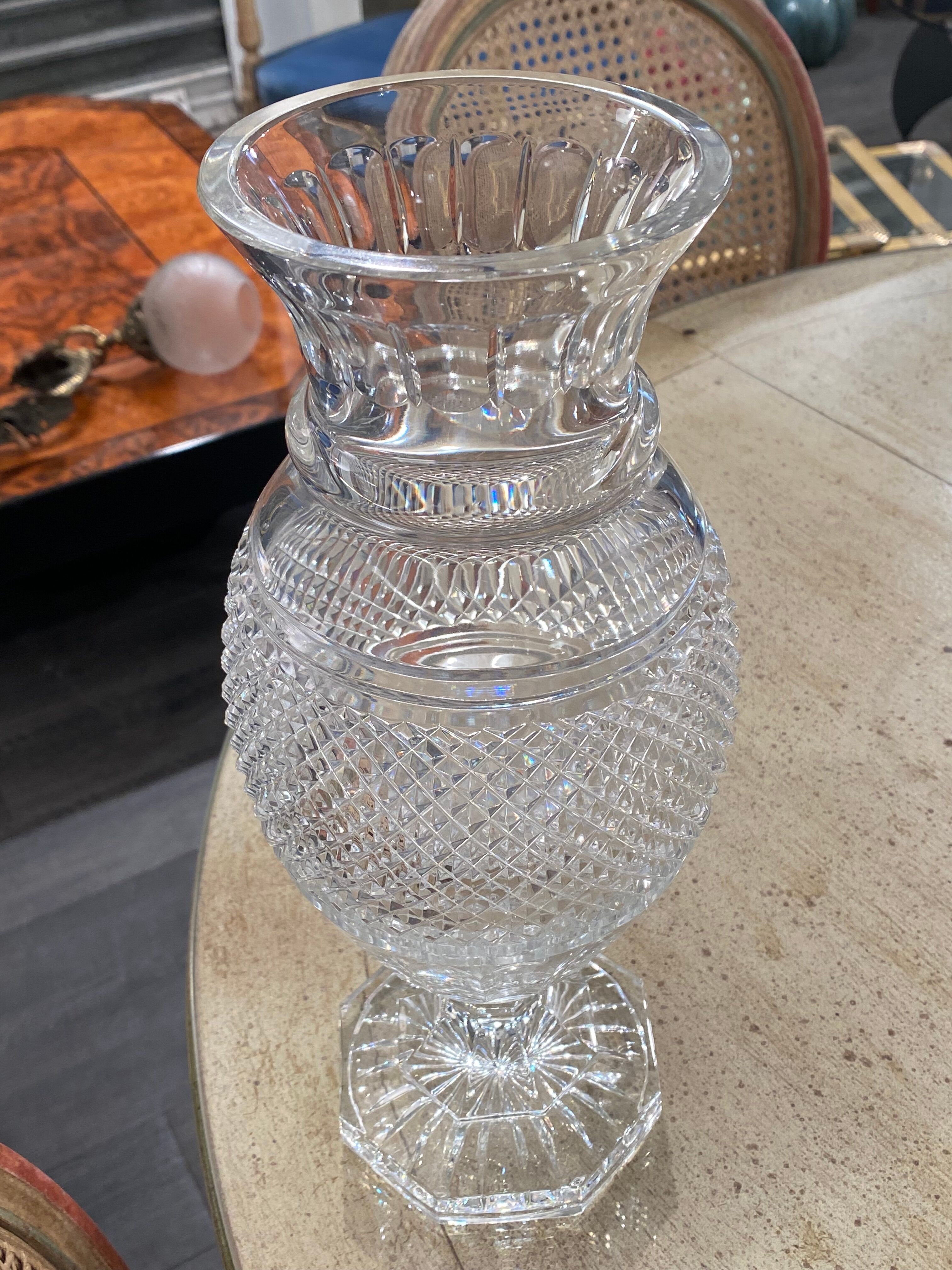 Crystal vase - 80s