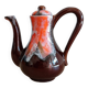 Vallauris earthenware teapot and coffee pot from the 70s