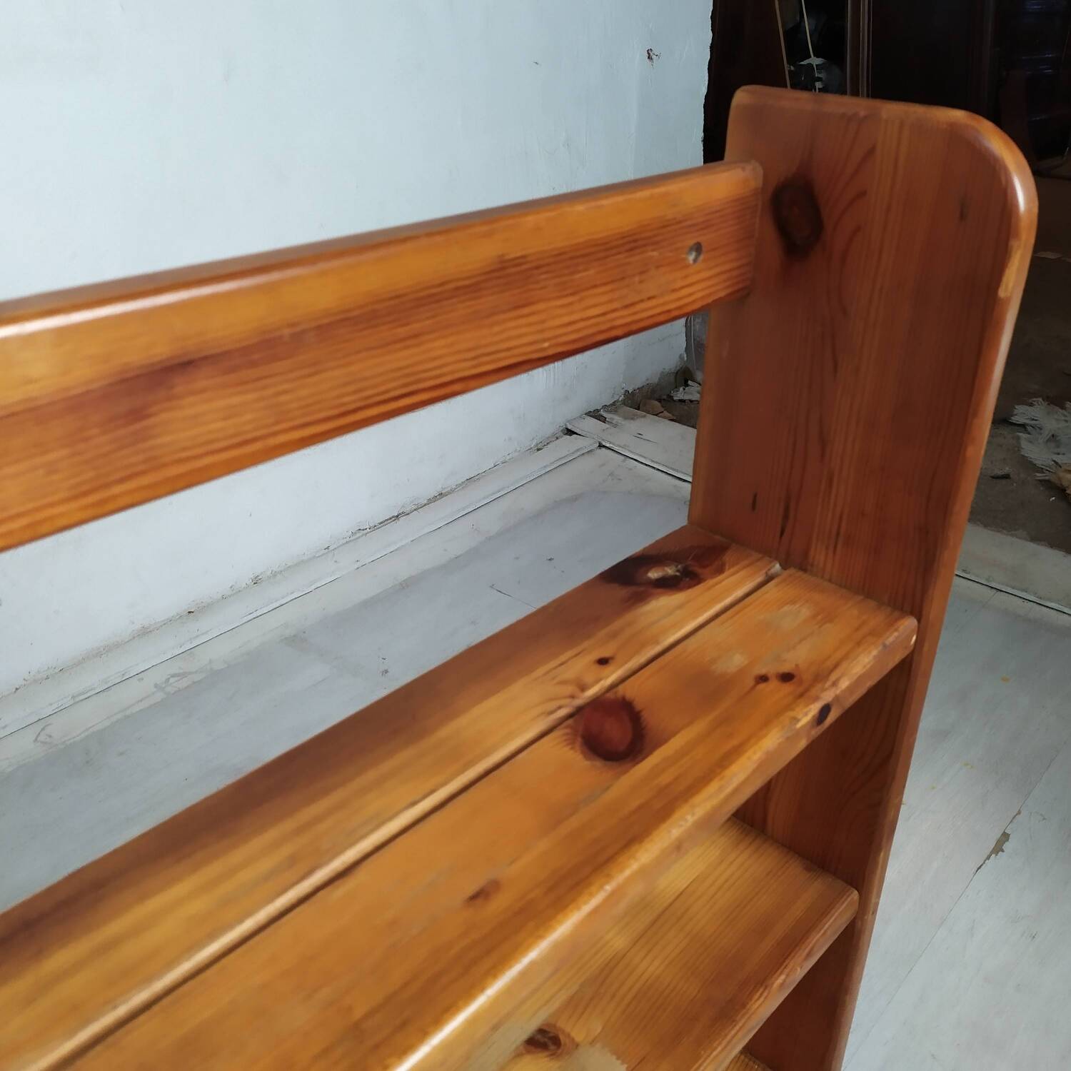 Vintage pine shelf