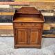 Small kitchen cabinet in pitch pine.
