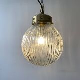VINTAGE XL ART DECO CHANDELIER