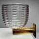 Wall Light in Blown Murano Glass and Brass attributed to Ercole Barovier, Italy, 1940s
