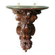 Sculpted wall console, Black Forest, 19th century