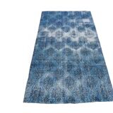 4x7 Shades Of Blue Classic Vintage Rug, 112x205Cn