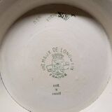 Large Longwy Emaux Dish Model Tropic D35 CM To Hang Or Other Decoration