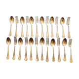 24 cutlery forks and spoons ercuis 20th