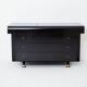 Commode laquée noire laiton signée Pierre Cardin 1980