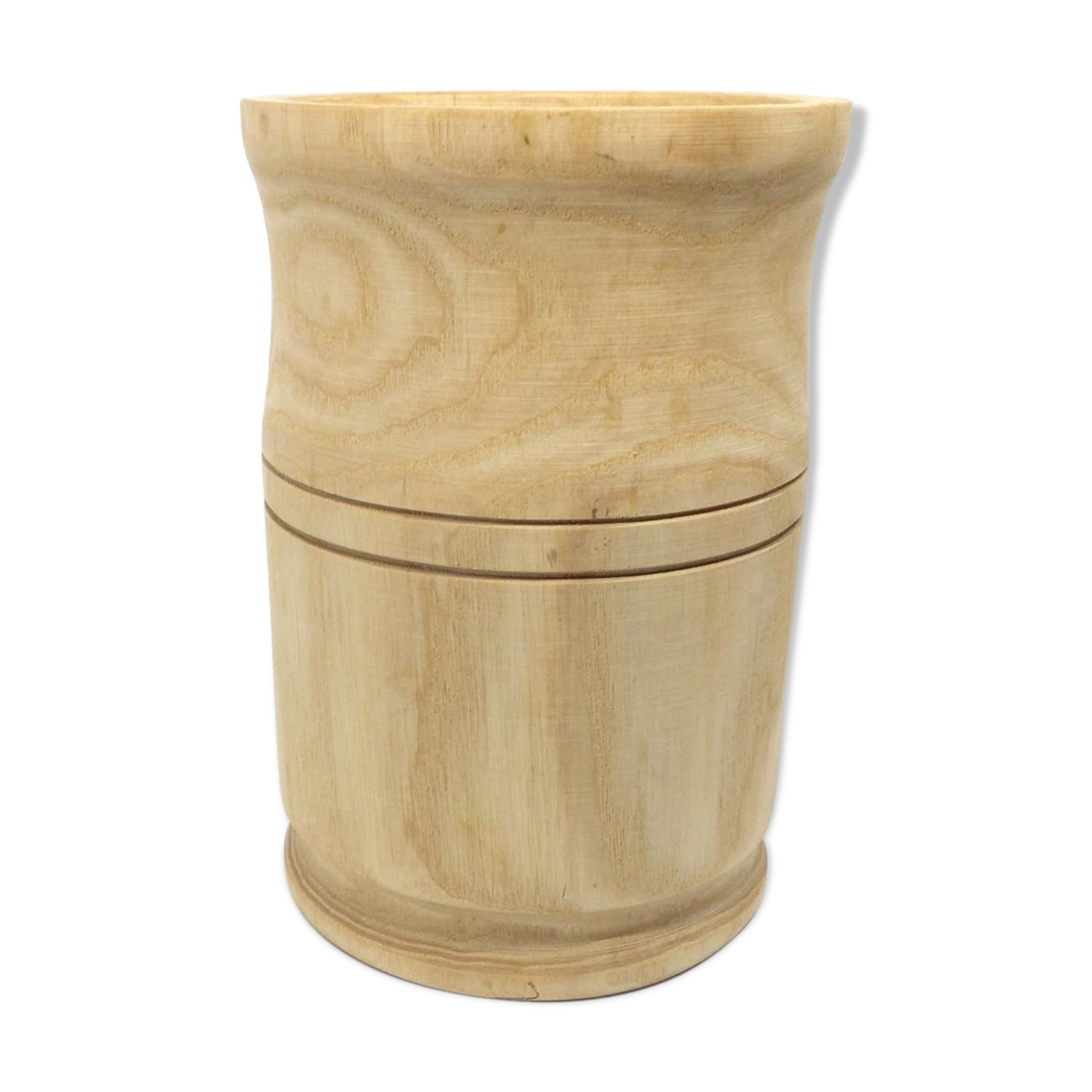 Pot en bois brut