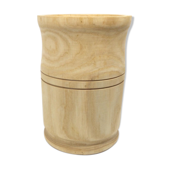 Pot en bois brut