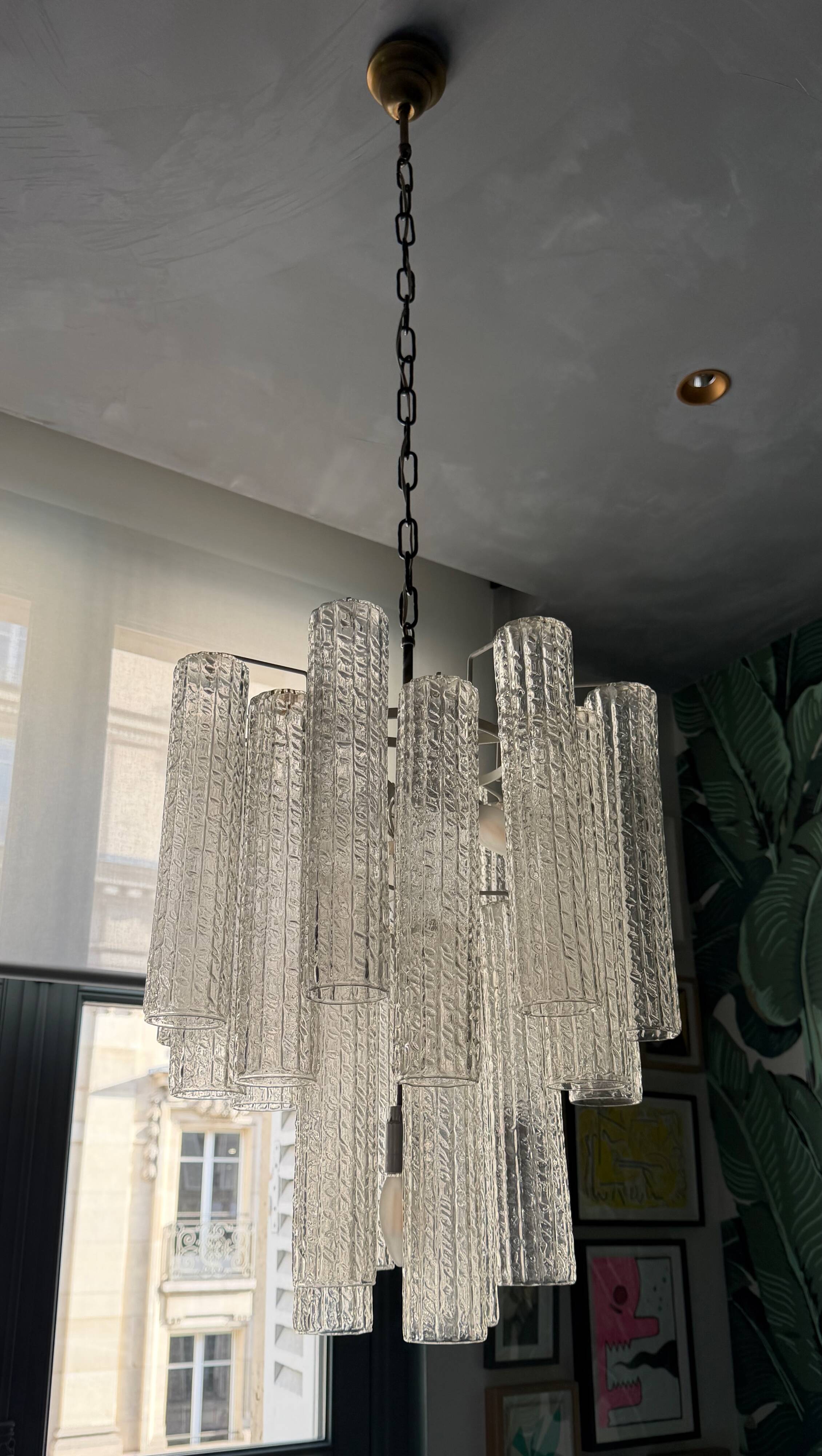 Murano glass wall light fixture