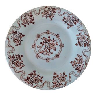 Assiette porcelaine gien