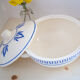 Soupière en porcelaine fleurs bleues badonviller