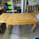 Superb Solid Oak Dining Table in Louis XV Style