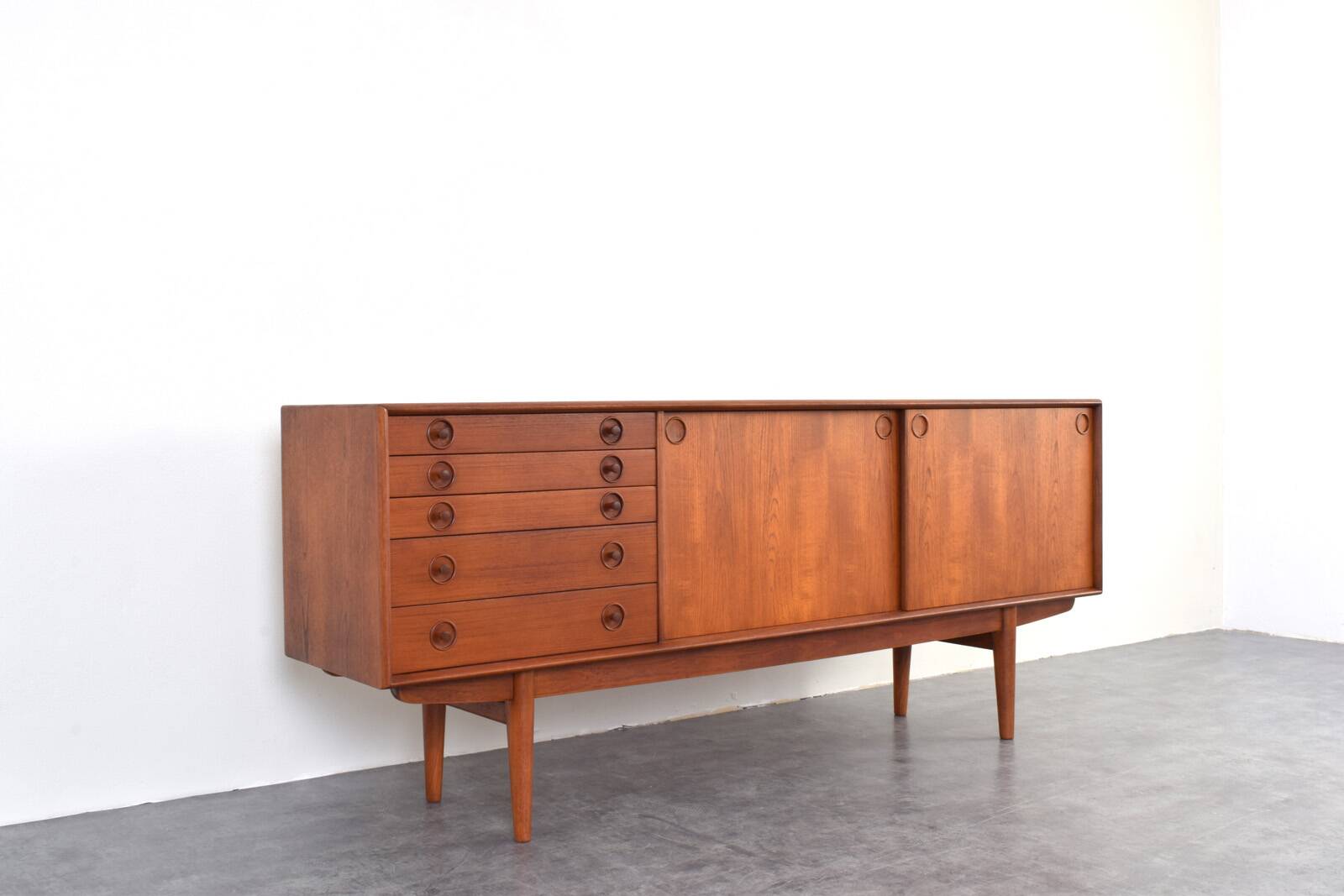 Mid-Century Norwegian Teak Sideboard from Bruksbo, 1960s.