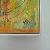 Contemporary painting "A City - I", oil on canvas by Mette Birckner, 2005