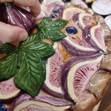 Plat à tarte en barbotine