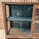glazed teak buffet with original patina