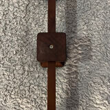 Art deco wooden wall coat rack