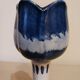 Pair of Delft earthenware candlesticks