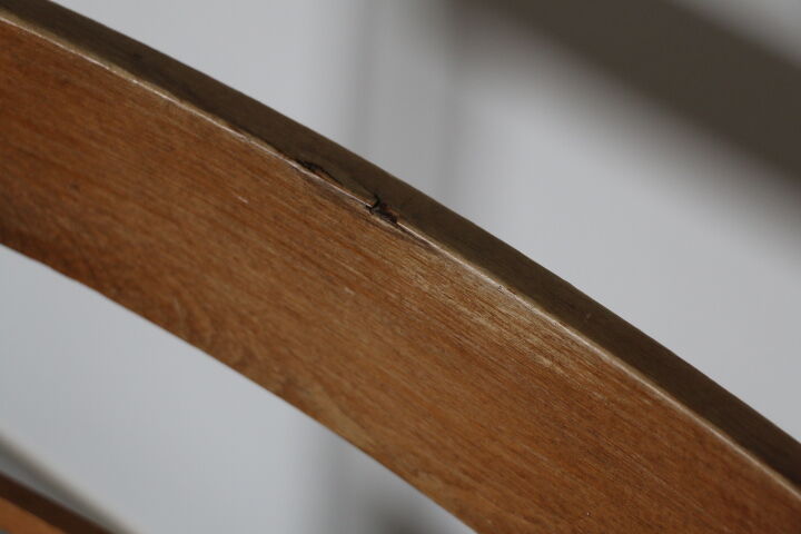 6 seated beech chairs mulched