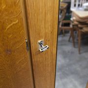 French wardrobe with tapered legs, 3 doors, 1 mirror, 27*130 and 1 t.