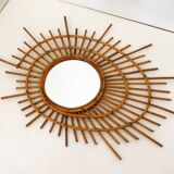 Ortf rattan sun mirror