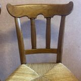 2 Empire chairs in walnut, mulching in perfect condition.