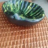 Ceramic ashtray or trinket dish in the shape of a seashell