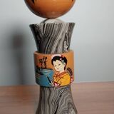 Kokeshi marbré ancien