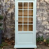Antique celadon glass Parisian wardrobe H162