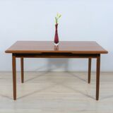 Table à manger extensible danoise en teck, années 1960