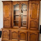 Large solid cherry bookcase