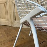 Kobi chair pair by alias + boma side table by kettal